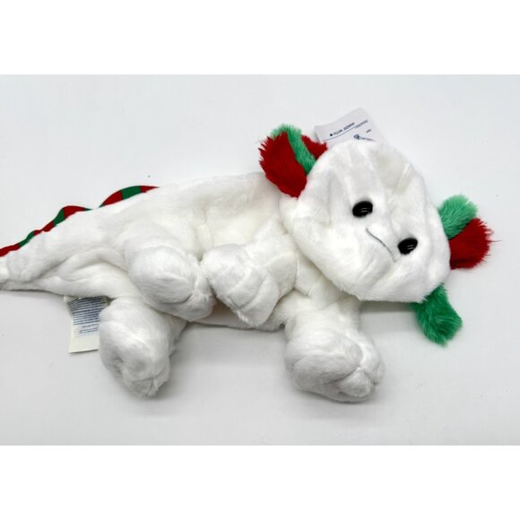 Build A Bear Festive Fun Christmas Axolotl & Carier Bag UNSTUFFED NWT New - Picture 2 of 6
